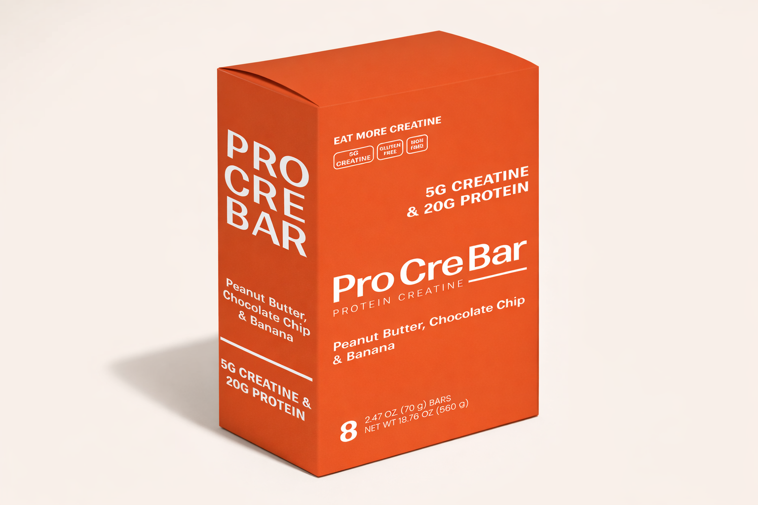 Peanut Butter Chocolate Chip & Banana with Creatine