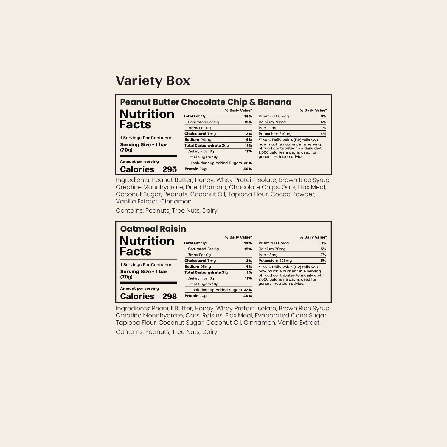 Variety Box with Creatine